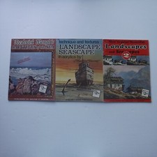 Vintage Art Painting Instructional booklets Lot of 3 for painting Seascapes