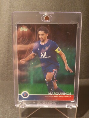 Topps Paris Saint-Germain Official Team Set 2021/22 Marquinhos /199