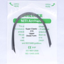 10Pcs Dental Orthodontic Super Elastic Niti Arch Wire ROUND Rectangular Ovoid