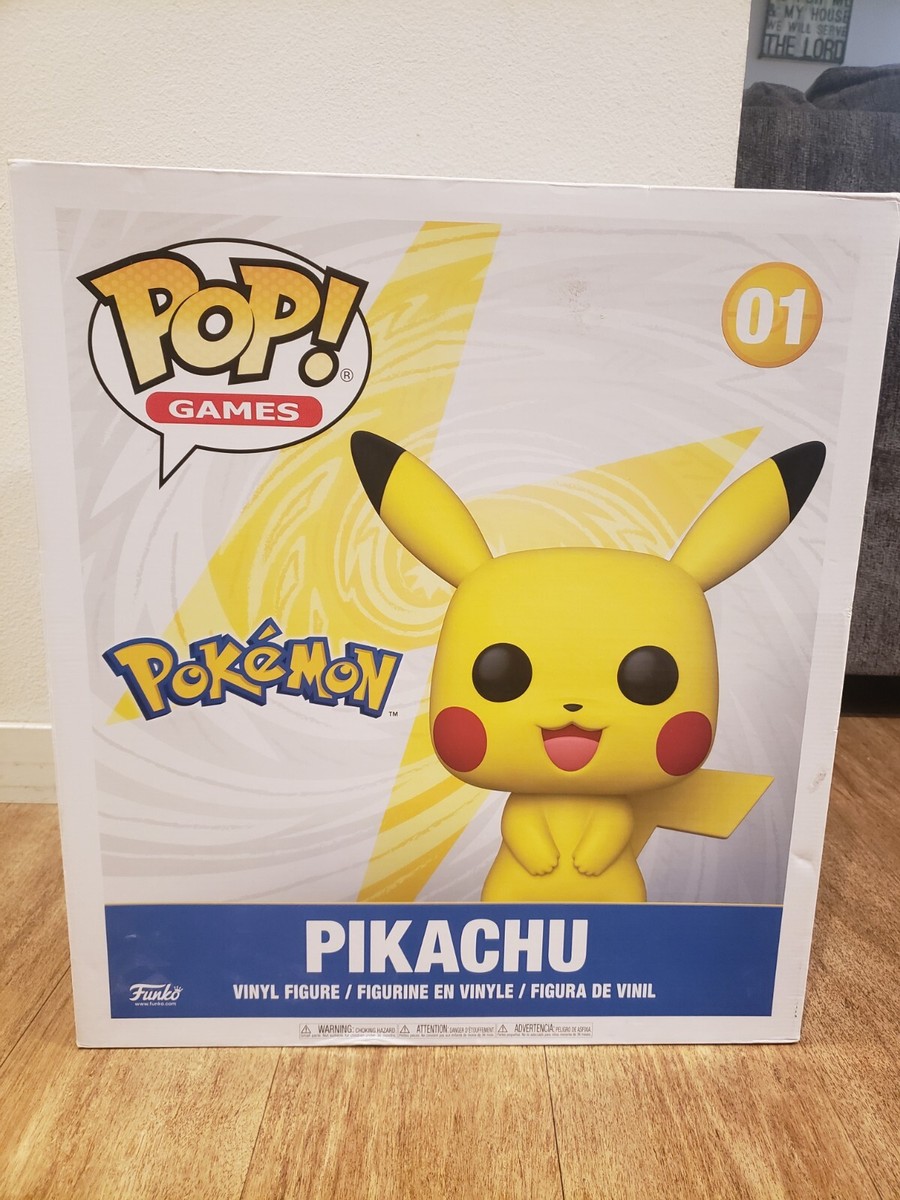 Funko Pop! Games: Pokémon - Pikachu #01 Mega 18” inch Vinyl Funko Pop! Games: Pokémon - Pikachu #01 Mega 18” inch Vinyl