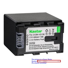 Kastar Replacement Battery for JVC BN-VG138  JVC Everio GZ-HM50 Everio GZ-HM65