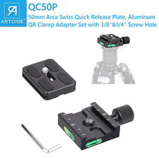50mm Quick Release Plate and Clamp Base Kit Camera Mount Adapter QR Mount Plate