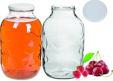 2 x XXL Vorratsgläser 5L Gurkenglas Einmachglas Einmachgläser Glasballon