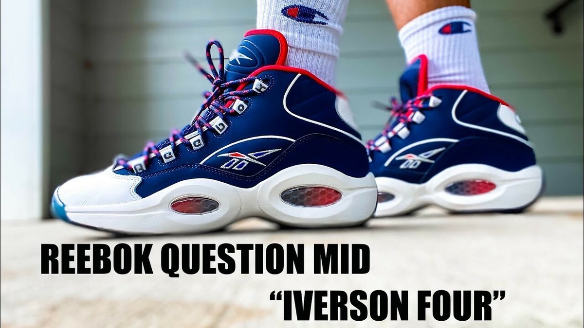 Reebok Question Mid 'USA' MEN'S Iverson Basketball H01281 Red