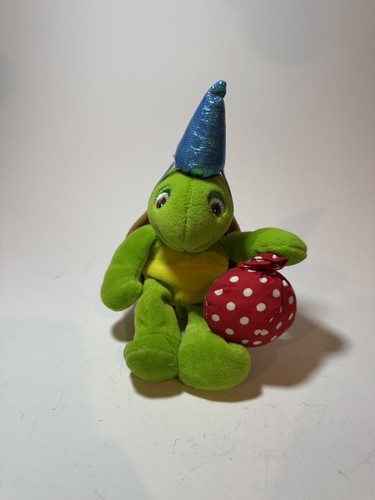 Juguete de peluche vintage Franklin la tortuga cumpleaños 7"