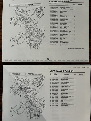 Yamaha SRX 440 SRX440C OEM SERVICE MANUAL SRX copy SRX440 PARTS BOOK 1979 - Picture 2 of 2