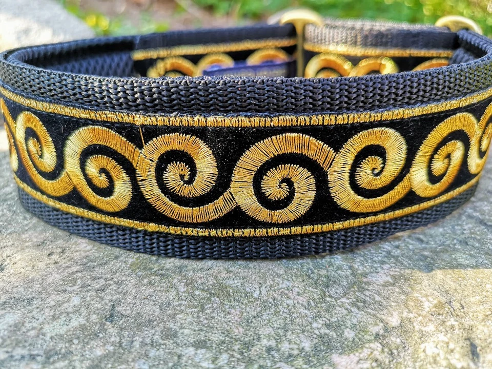 Styleshes Zugstopp-Halsband gepolstert extra breit 5 cm verstellbar Martingale