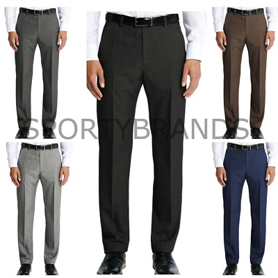 Herren Formelle Hose Smart Business Elegant Büro Arbeitshose Hose Unterteil 