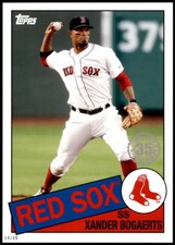 Xander Bogaerts 2020 Topps 1985 35th Anniversary 5x7 #85-20 14/49 Red Sox