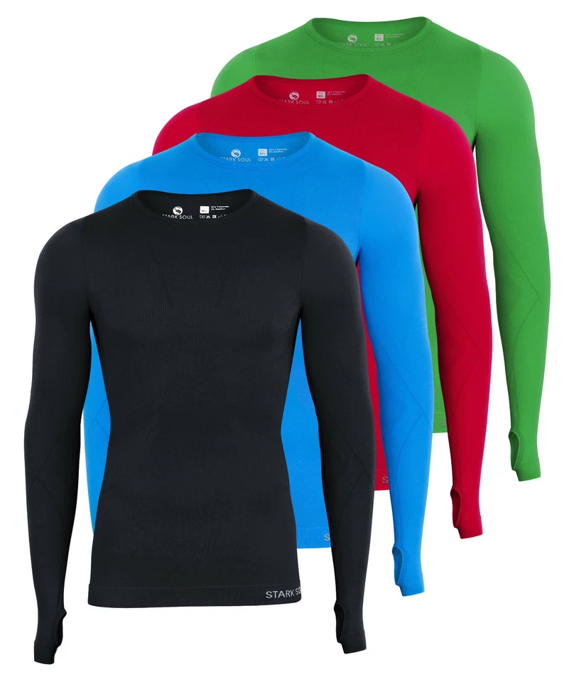 Baselayer Longsleeve Unterzieh-Shirts Langarm, Seamless -WARM UP- für Herren