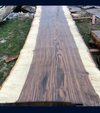Black Walnut Slab/Bastogne Live Edge Walnut/ Tabletop Slab/ Live Edge Wood- J&R