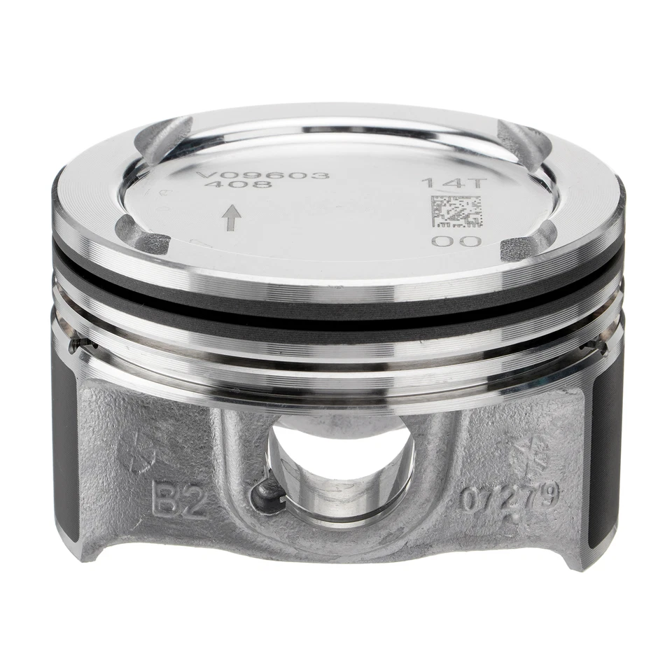 Pistón de motor de 4 piezas y pasador y anillo de presión para Chevrolet Sonic 2012-2020 1,4 L L4 Foto 3 de 4