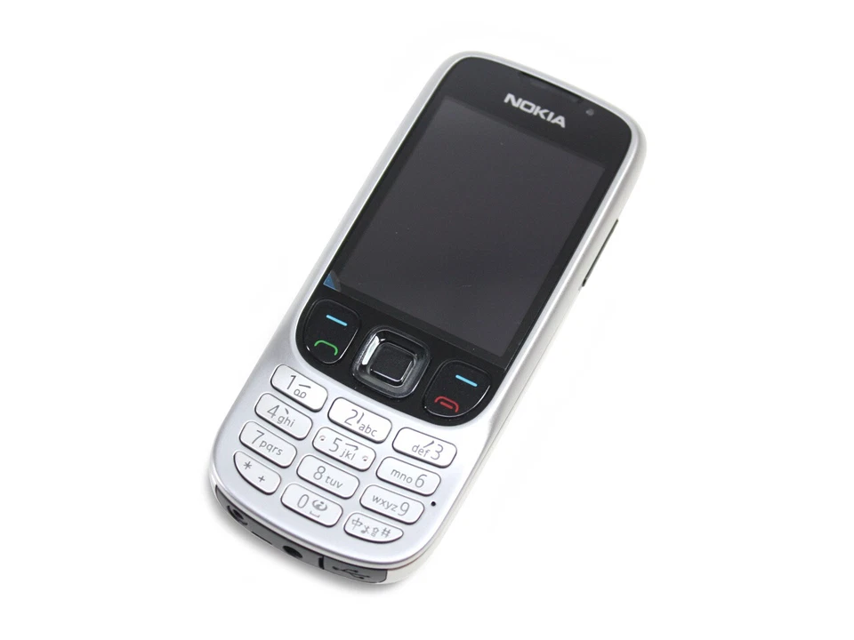 Nokia 6303 Classic Bluetooth Unlocked GSM 2G Original 6303C Cell Phone Silver - Image 2 of 4