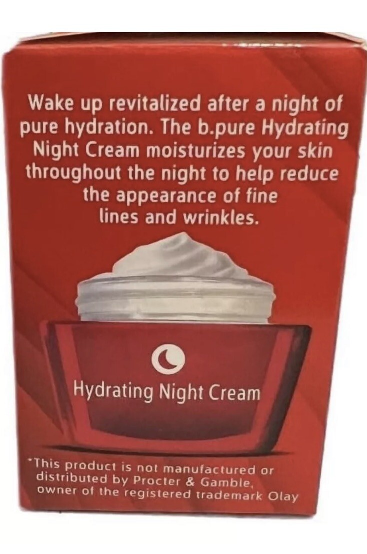 b- pure Revitalizing Hydrating Night Cream 1.36oz *NEW*
