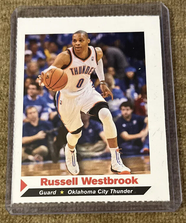 Russell Westbrook Auto NBA カード Russell Westbrook 2021-22 NBA Hoops Basketball Base Card #90
