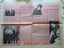 Peter Frampton cuts clippings Holland 1970s Status Quo ad