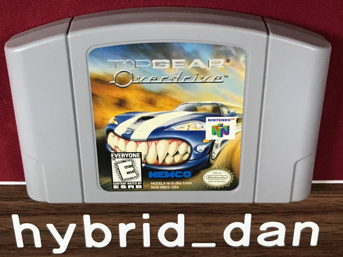 Top Gear Overdrive N64 Nintendo 64 Authentic Game USA NTSC