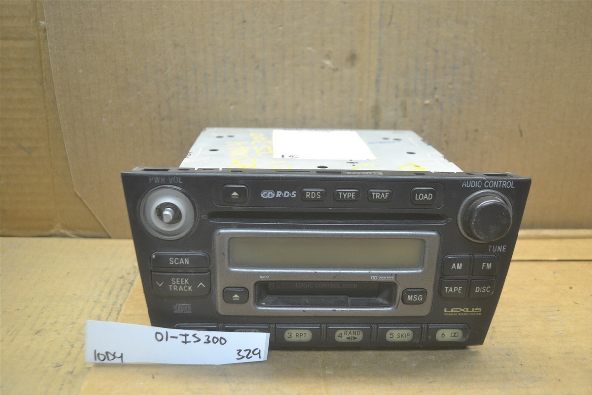 2001 Lexus IS300 Audio Stereo Radio CD 8612053060 Player 329 2001 Lexus IS300 Audio Stereo Radio CD 8612053060 Player 329