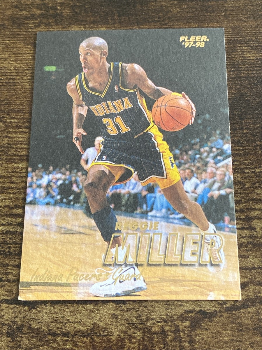 1997-98 Fleer Indiana Pacers Basketball Card #231 Reggie Miller 