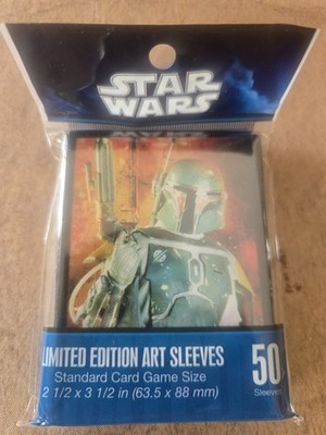FFG Star Wars Limited Edition Art Card Sleeves Boba Fett (50 sleeves)  OOP