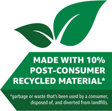 13 Gallon Tall Kitchen Drawstring Trash Bags, Clean Fresh Scent, 10 Post Con...