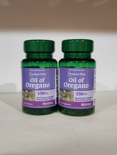 2 Pack of Puritan's Pride Oil of Oregano 150 mg-90 Softgels Exp: 09/27 