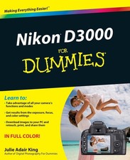 Nikon D3000 For Dummies - paperback King, Julie Adair