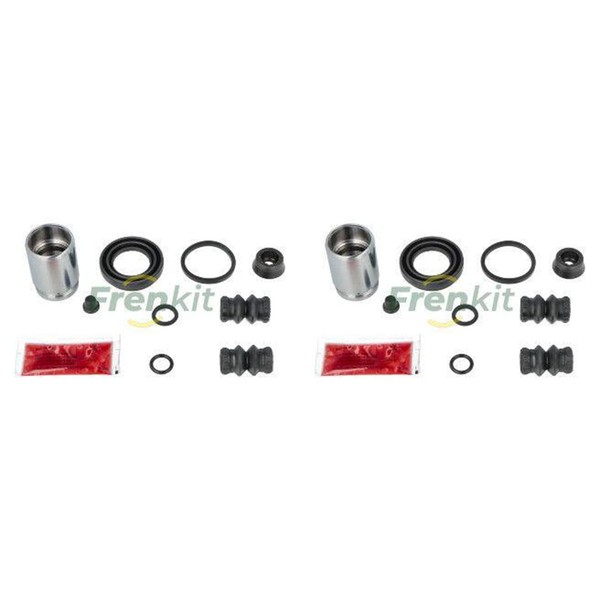 2X Frenkit Reparatursatz Bremssattel Hinten Passend FüR Honda Civic-image