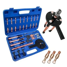 36-in-1 Bearing Puller Kit,Blind Hole Bearing Puller,Gear Puller Set with 3 