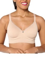 Breezies Women's Comfort Seamless Underwire T-Shirt Bra Beige