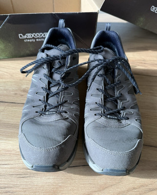 LOWA INNOX EVO II GTX Herren Wanderschuhe GORE-TEX EUR 44 Grau/Navy