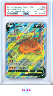 CHARIZARD V POKEMON SWSH260 2022 SWSH BLACK STAR PROMOS ENGLISH PSA 10