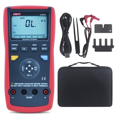 UNI-T UT612 Handheld LCR Meter, 20000 Counts Inductance Capacitance Resistanc...