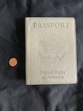 Passport/Document/ID Holder - Brand New - Grey