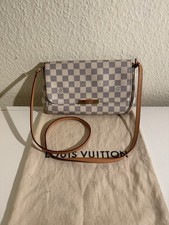Louis Vuitton Damen Handtasche Original Favorite Damier Azur Sehr Guter Zustand