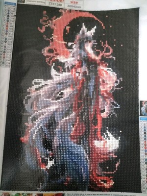Fuchsgöttin fertig 5D 30x40cm Diamond Painting 