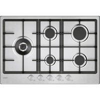 Candy Moderna CHG7WL4WTX Gas-Kochfeld 75 Cm Edelstahl 5 Brenner Einbau