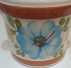 Vtg 1970's FTD Ceramic 6" Floral Crock Utensils Measurement Conversion Portugal — photo 1
