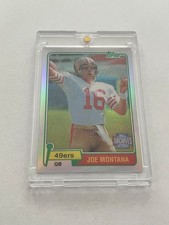 Joe Montana 2001 Topps Archives Resrve Rookie Reprint card #40 of 94. rookie card picture