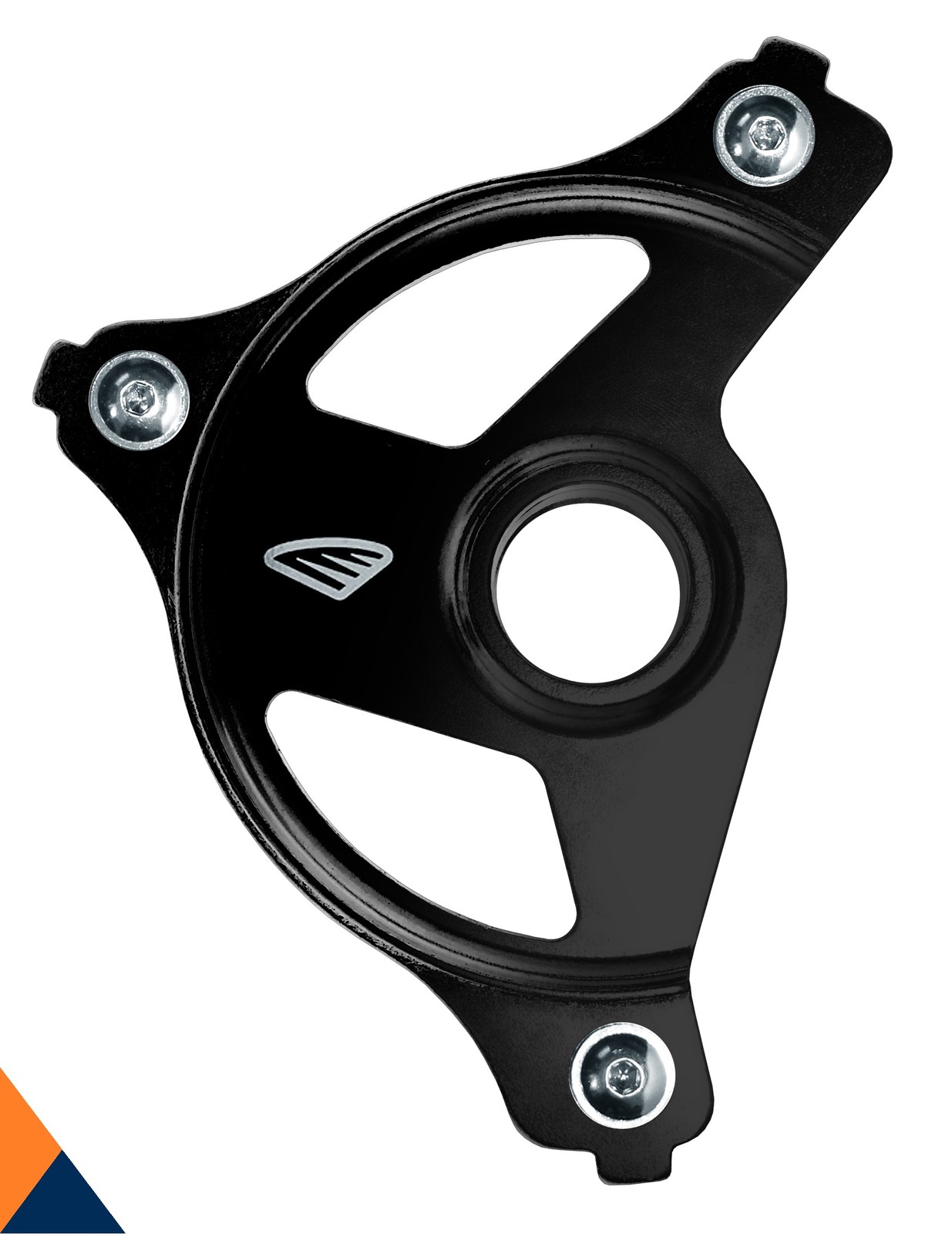Protège disque CYCRA noir en carbone pour moto de motocross