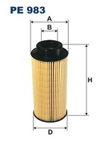 Filtron Pe 983 Kraftstofffilter FüR Scania Filtereinsatz 183Mm