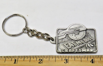 #ad Craftsman quot;Eat My Dustquot; Key Chain 1995 pewter keychain vintage $11.02