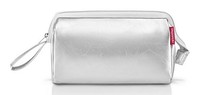 Reisenthel Travel Cosmetic Bag Kulturbeutel Silver Crackle Silberfarben Neu
