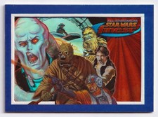 1996 Star Wars Finest Split Level Promo Sample Prototype Refractor Card