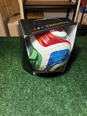 adidas Trionda Pro World Cup 26 Match Ball White/Blue/Red/Lime Sz 5