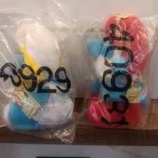 Scarce New Sealed Vintage SMURFS Plush Dolls Wallace Berrie 1981 Smurfette