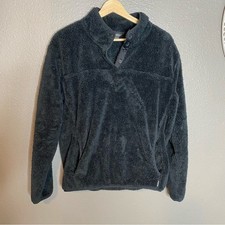 Eddie Bauer Dark Gray Zip Up Sweater