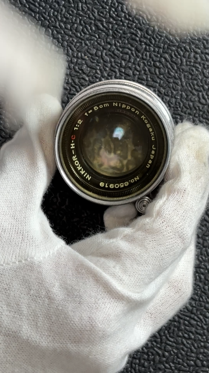 Nippon Kogaku Nikkor-H.C 5cm 50mm f2 Lens Leica LTM L39 S