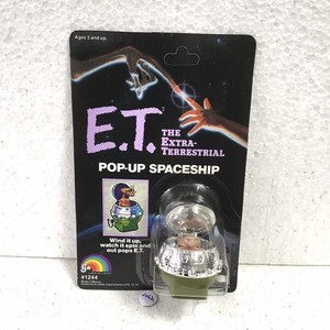 E.T. Pop-Up Spaceship and E.T. セット New E. T. The Extra Terrestrial 1982 LJN Pop-Up Spaceship - sealed