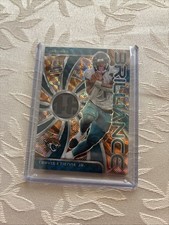 2024 Spectra - Brilliance Travis Etienne Neon  Prizm /10 Laundry Tag #BRI-TEJ